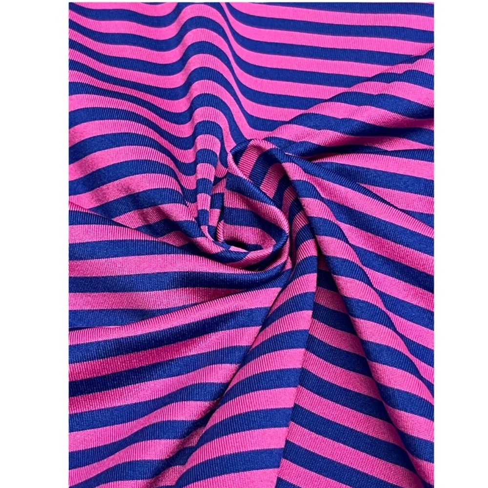 RLX Ralph Lauren X Series Golf Polo Pink Blue Striped Performance Shirt Men’s M - Picture 9 of 16